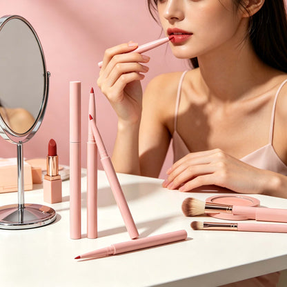 Smooth Velvet Matte Lip Liner | Long Lasting Waterproof Lip Contour Crayon