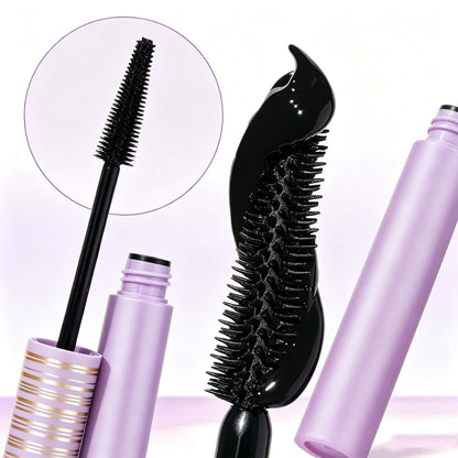 Tubing Mascara, Natural Volumizing Lash Primer, Smudge‑Resistant Long‑Lasting Eye Makeup