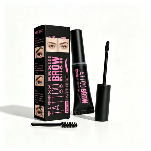 Tattoo Brow Peel-off Eyebrow Gel, 3 Days Long Lasting Waterproof Eyebrow Tint