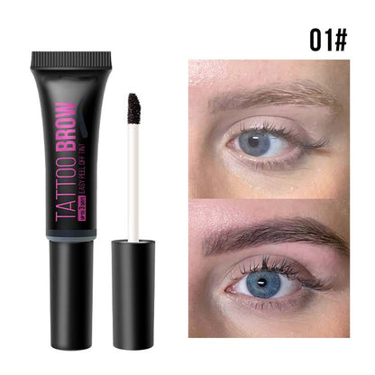 Tattoo Brow Peel-off Eyebrow Gel, 3 Days Long Lasting Waterproof Eyebrow Tint